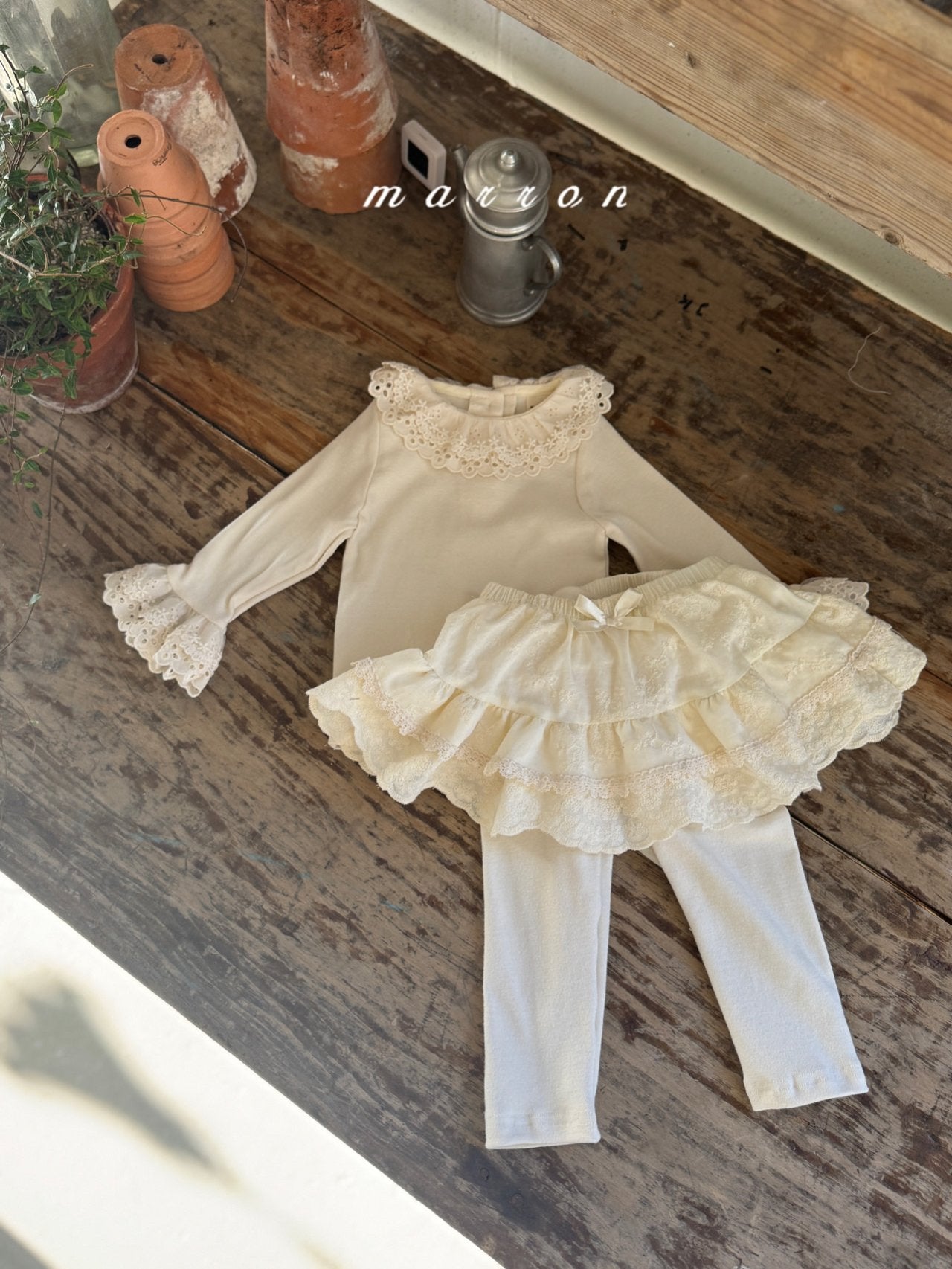 ［marron］Lace tops