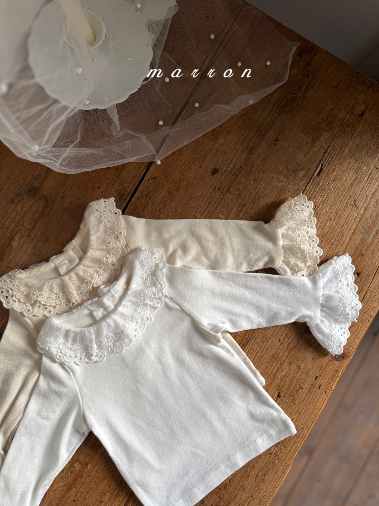 ［marron］Lace tops