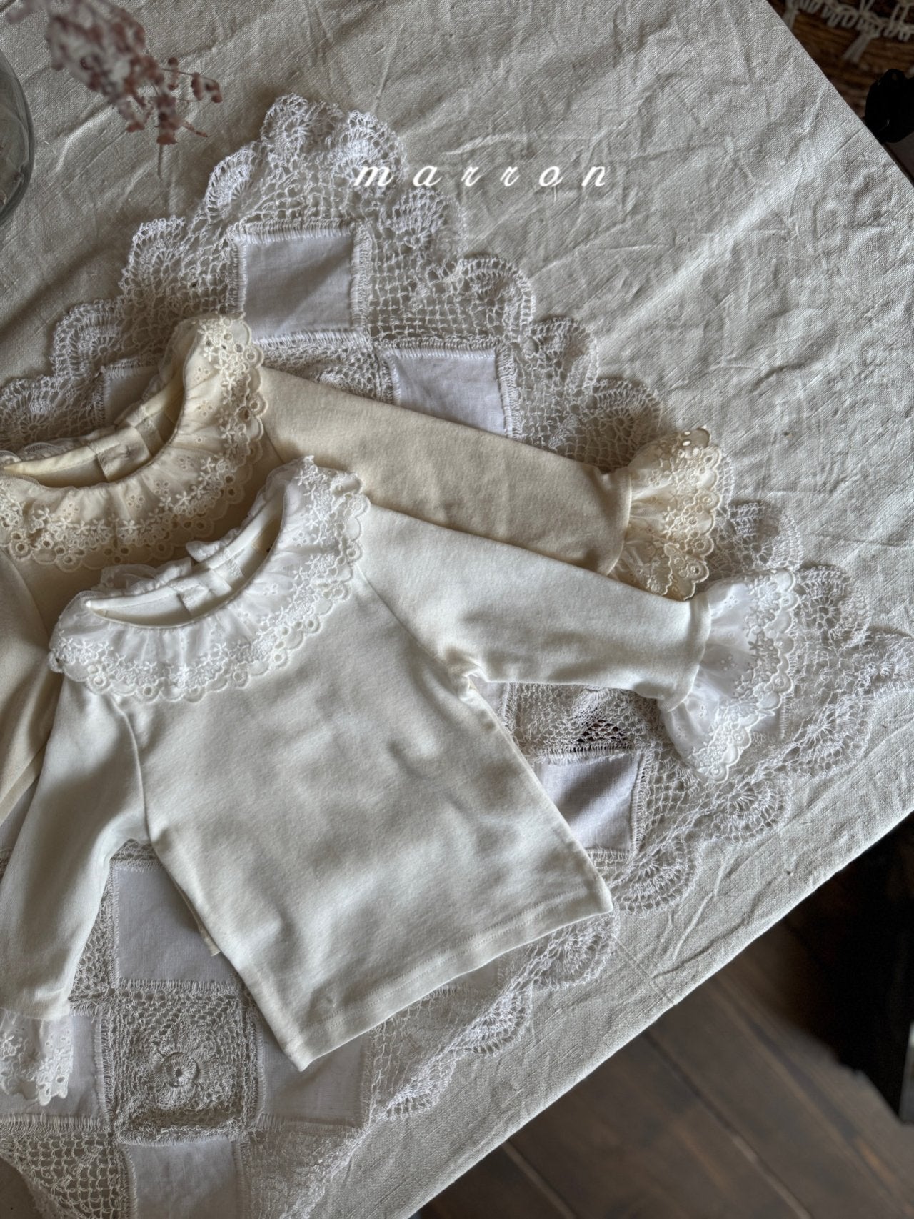 ［marron］Lace tops