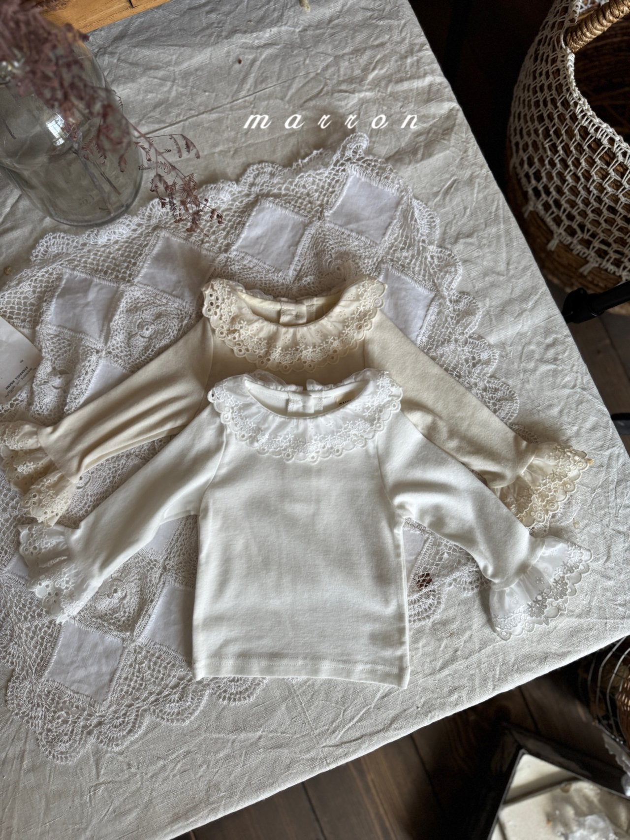 ［marron］Lace tops