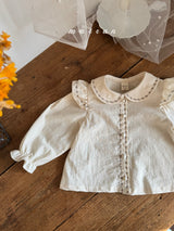 ［marron］Heart stitch blouse