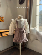 ［marron］Flower lace blouse