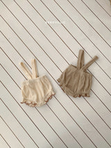 ［bebe holic］Mellow waffle suspender bloomer