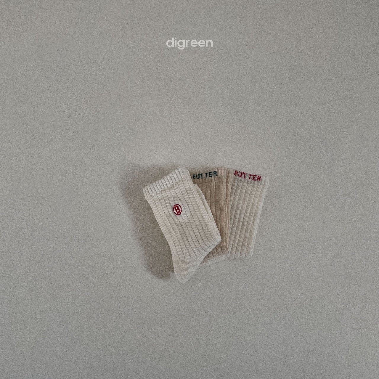 ［digreen］Butter socks set