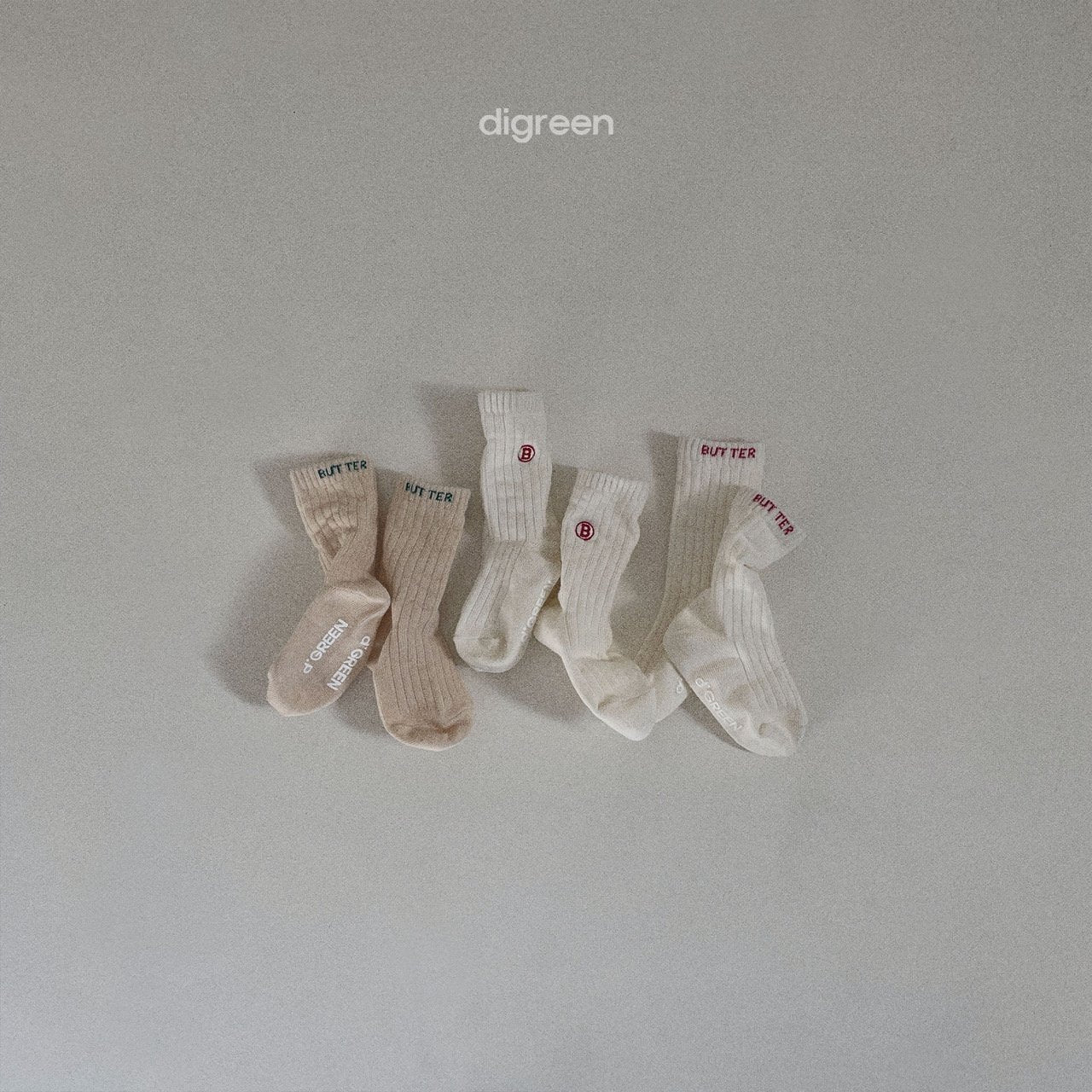 ［digreen］Butter socks set