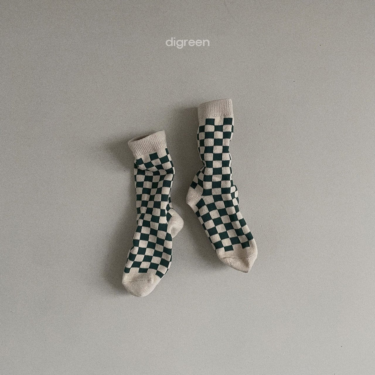 ［digreen］Checkerboard socks
