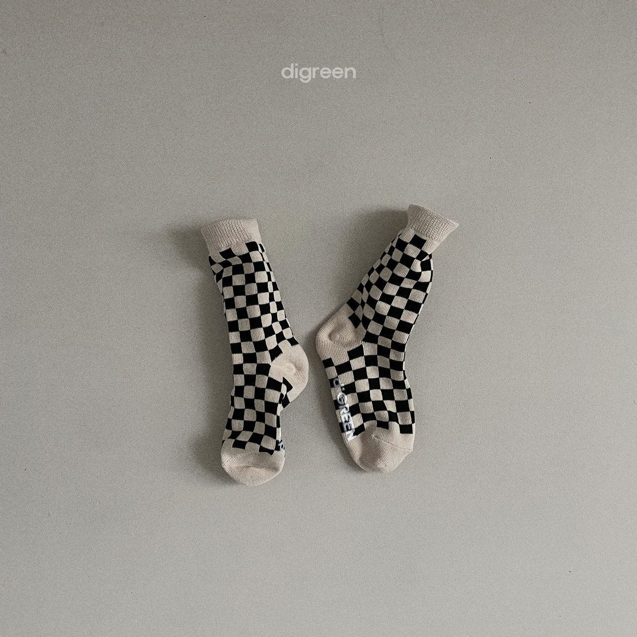 ［digreen］Checkerboard socks