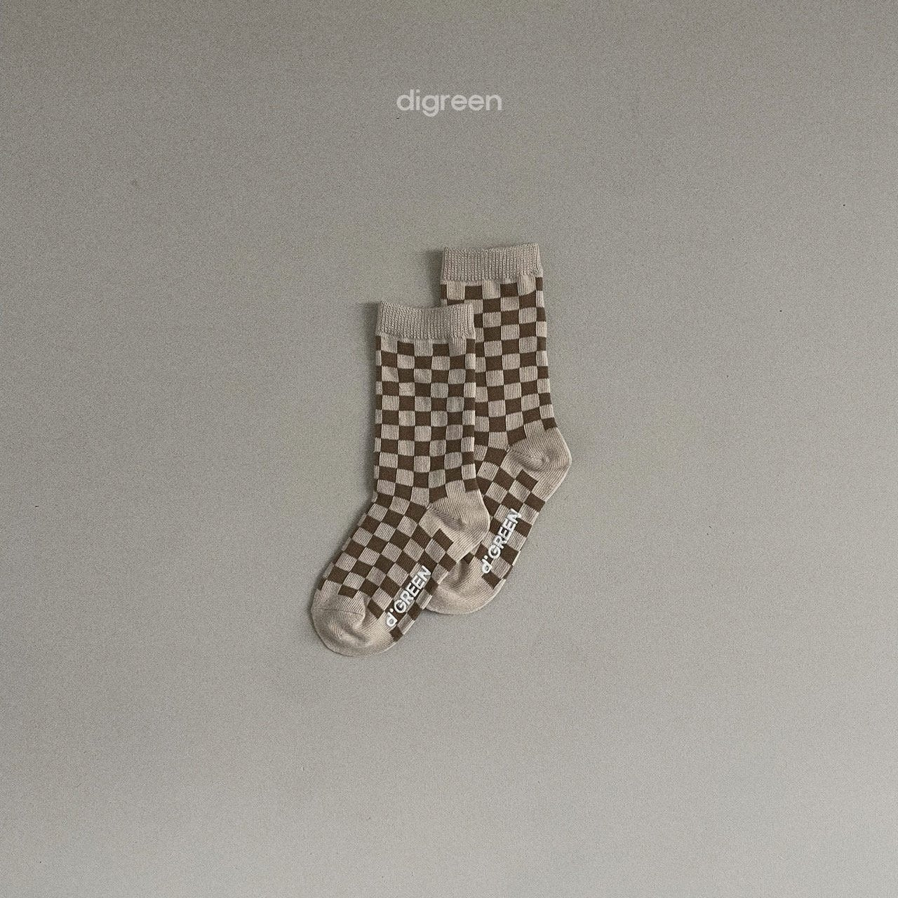 ［digreen］Checkerboard socks