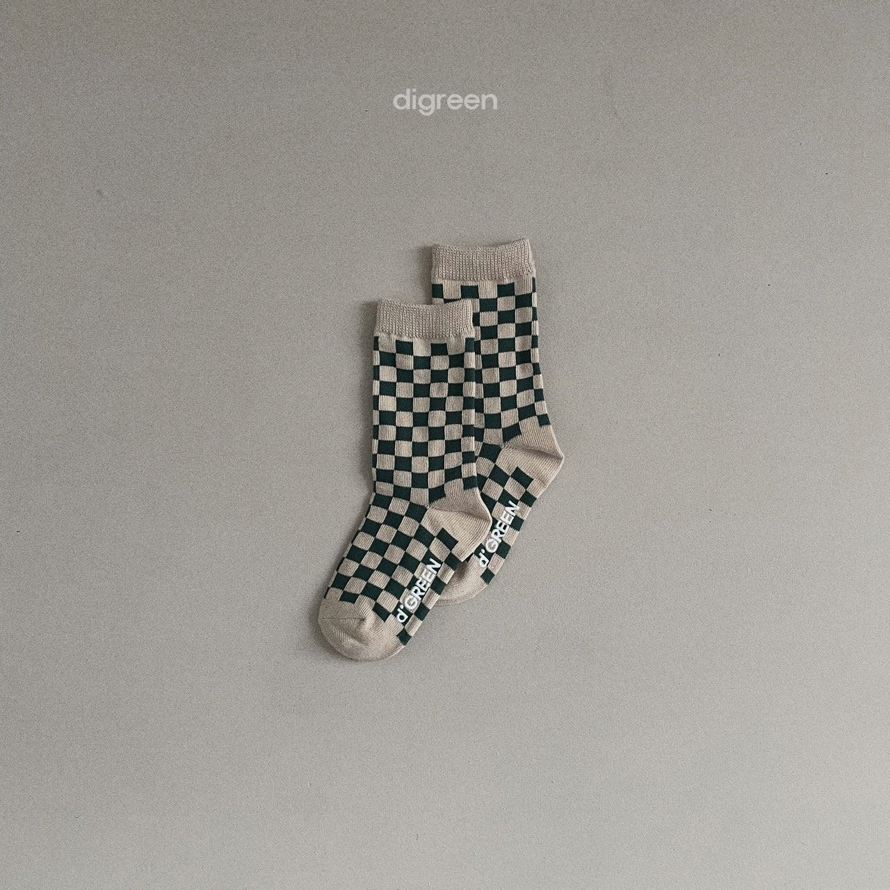 ［digreen］Checkerboard socks