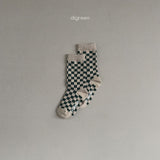 ［digreen］Checkerboard socks