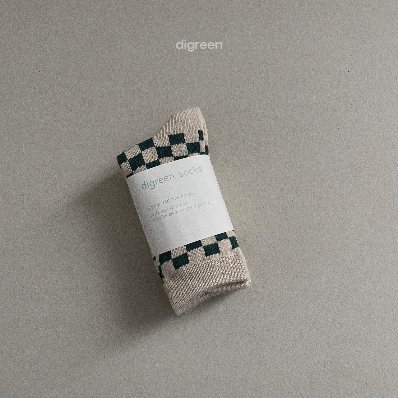 ［digreen］Checkerboard socks