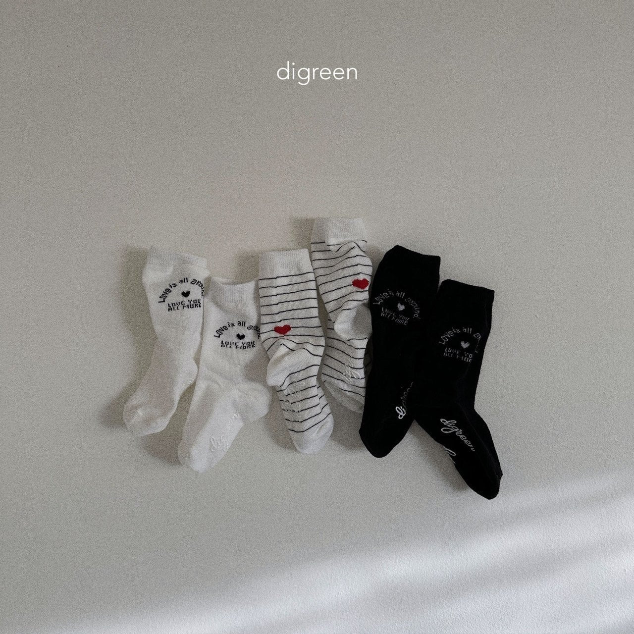 ［digreen］Love socks set