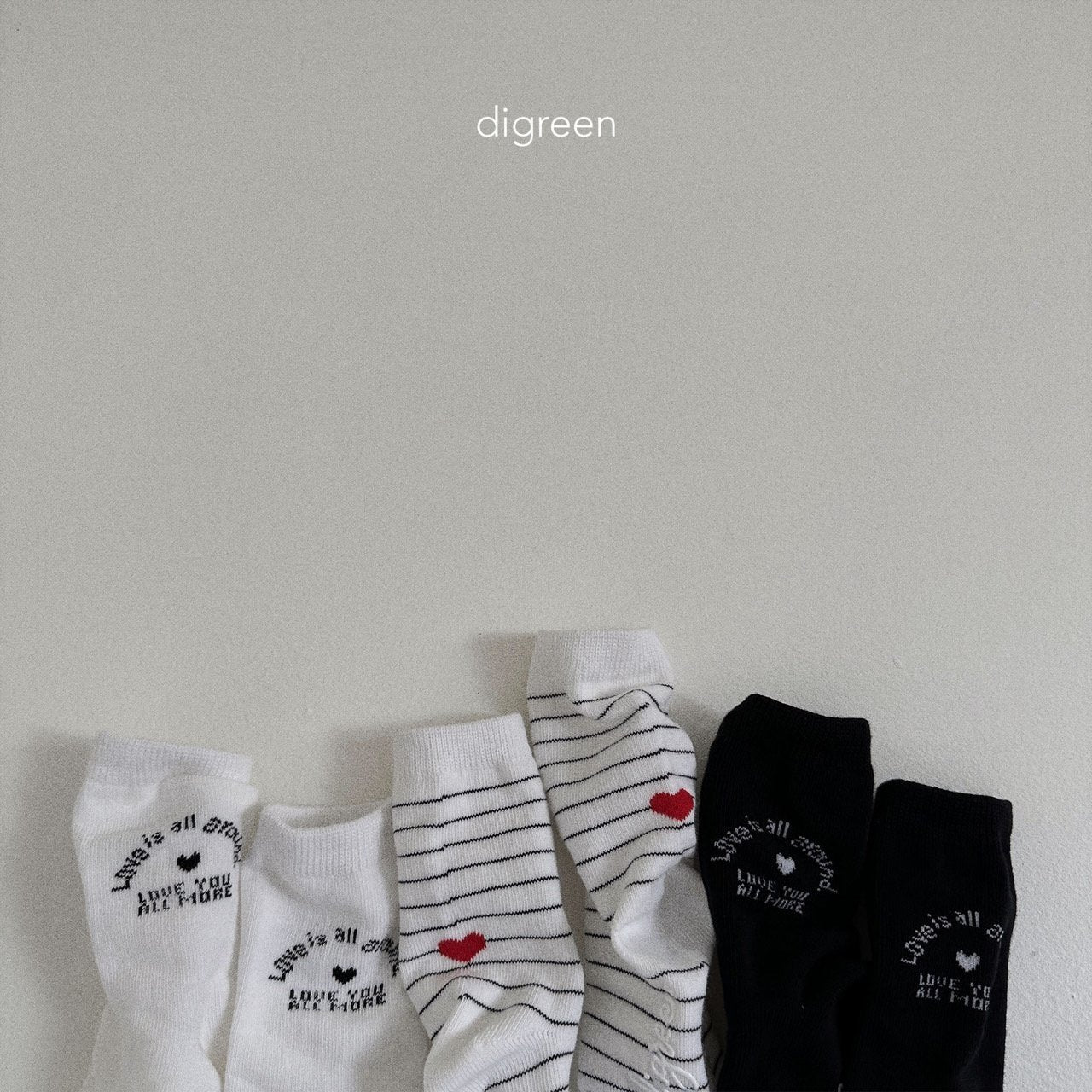 ［digreen］Love socks set