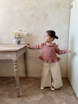 ［azalea］Petit dot frill tee