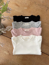 ［azalea］Basic shirring tee