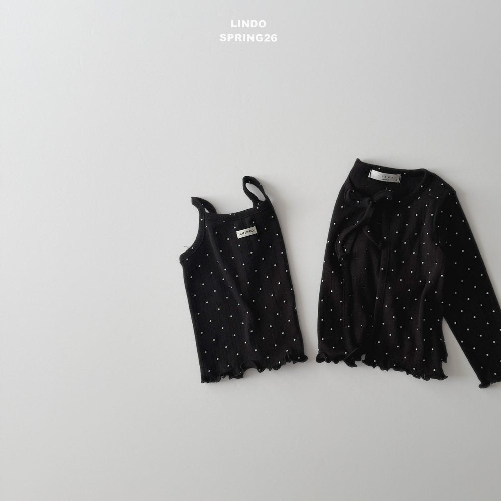 ［LINDO］Ive cardigan & camisole set