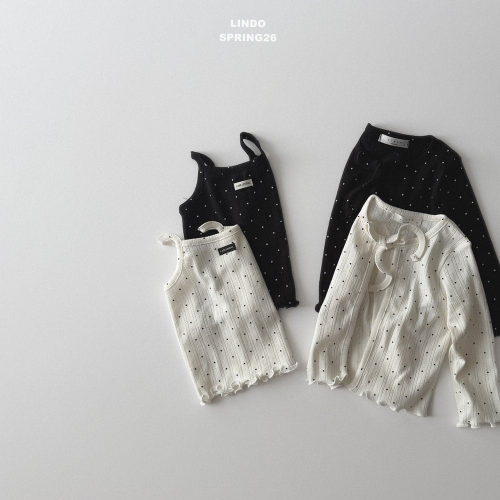 ［LINDO］Ive cardigan & camisole set