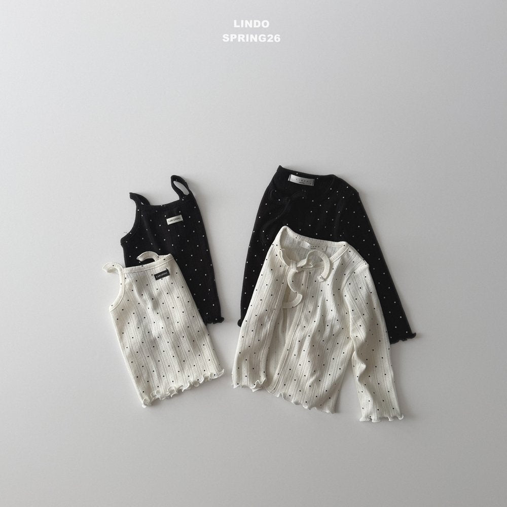 ［LINDO］Ive cardigan & camisole set