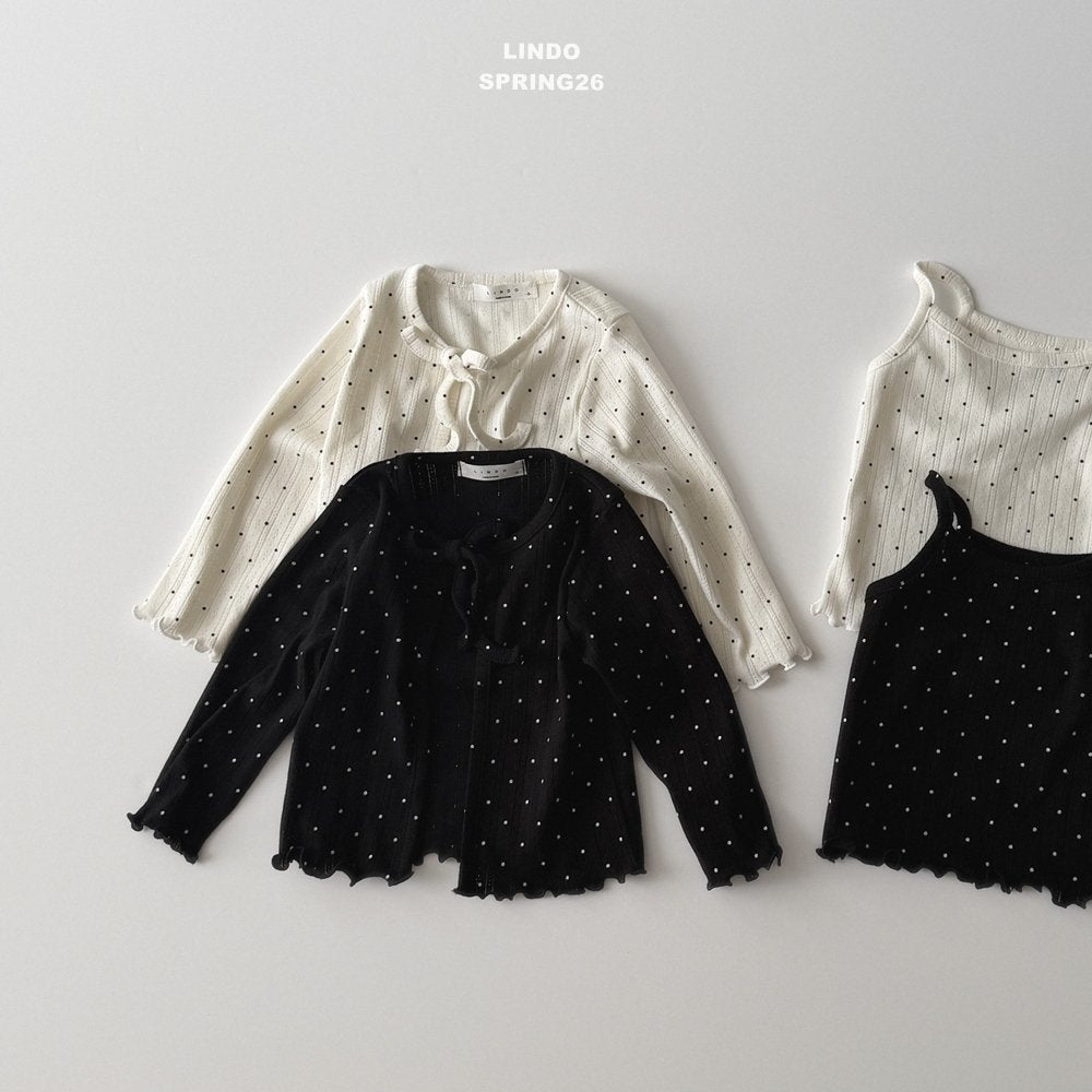 ［LINDO］Ive cardigan & camisole set