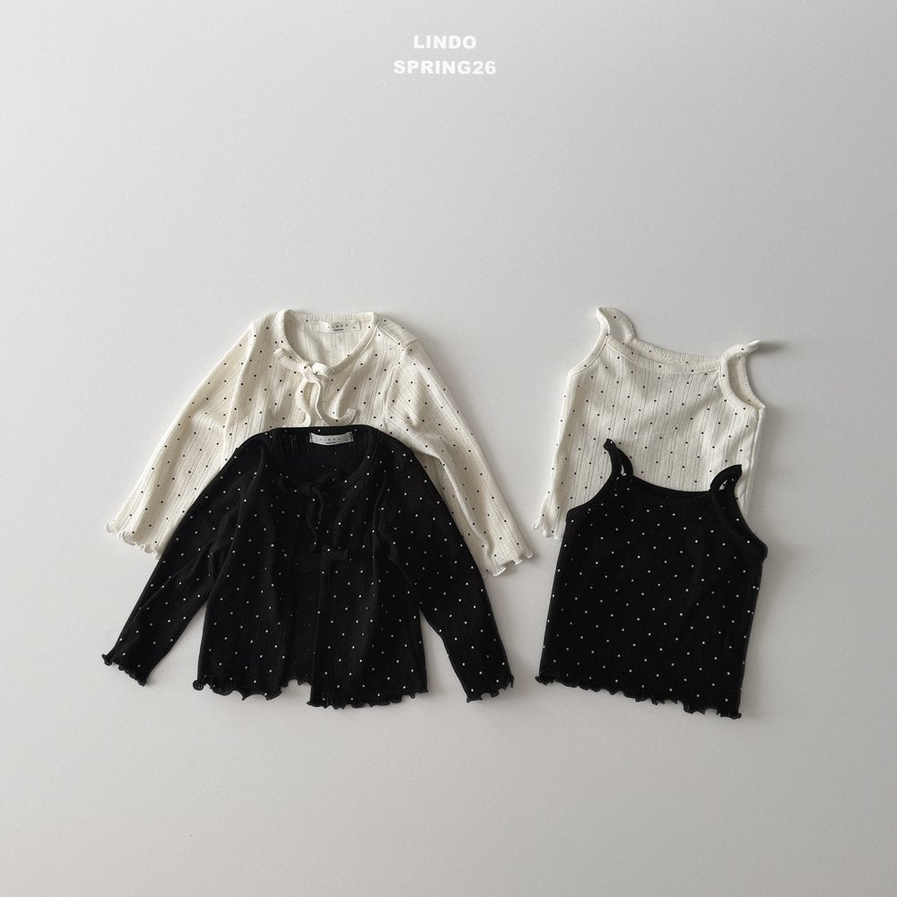 ［LINDO］Ive cardigan & camisole set