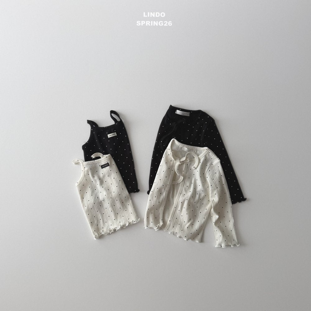 ［LINDO］Ive cardigan & camisole set