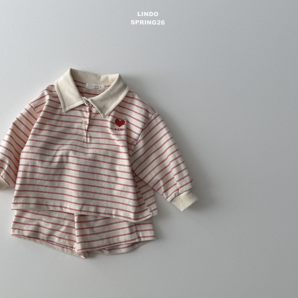 ［LINDO］Heart point collar set up