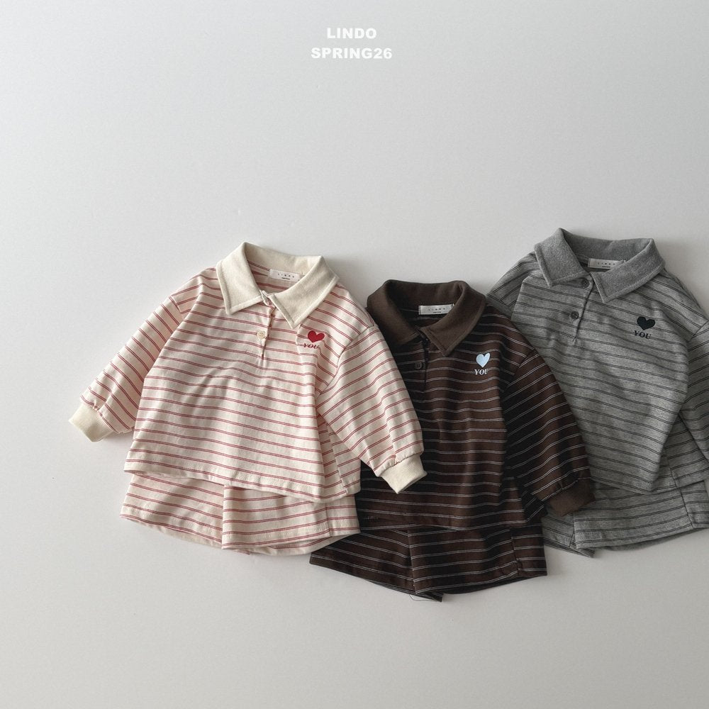 ［LINDO］Heart point collar set up