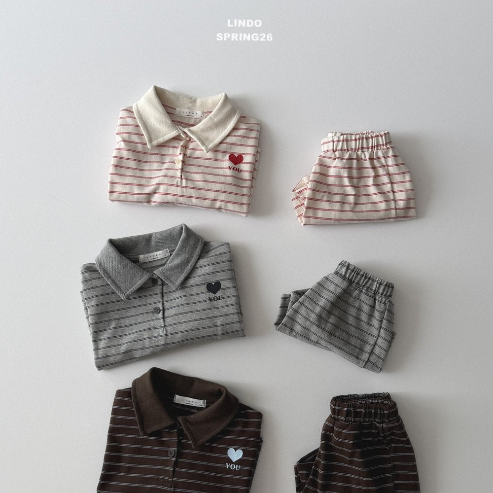 ［LINDO］Heart point collar set up