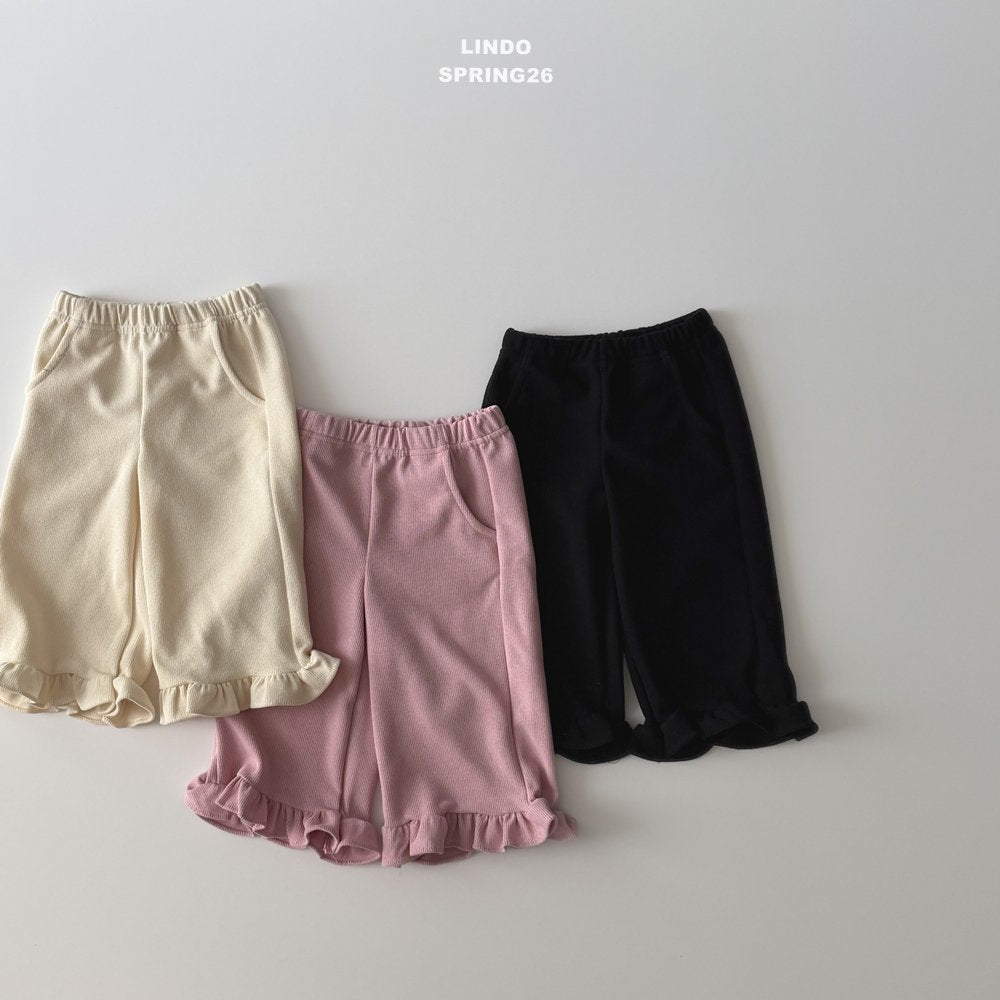 ［LINDO］Ami frill pants