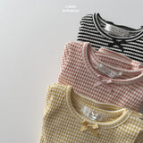 ［LINDO］Mini ribbon stripe tee