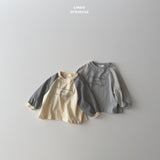 ［LINDO］Contrast lettering raglan tee