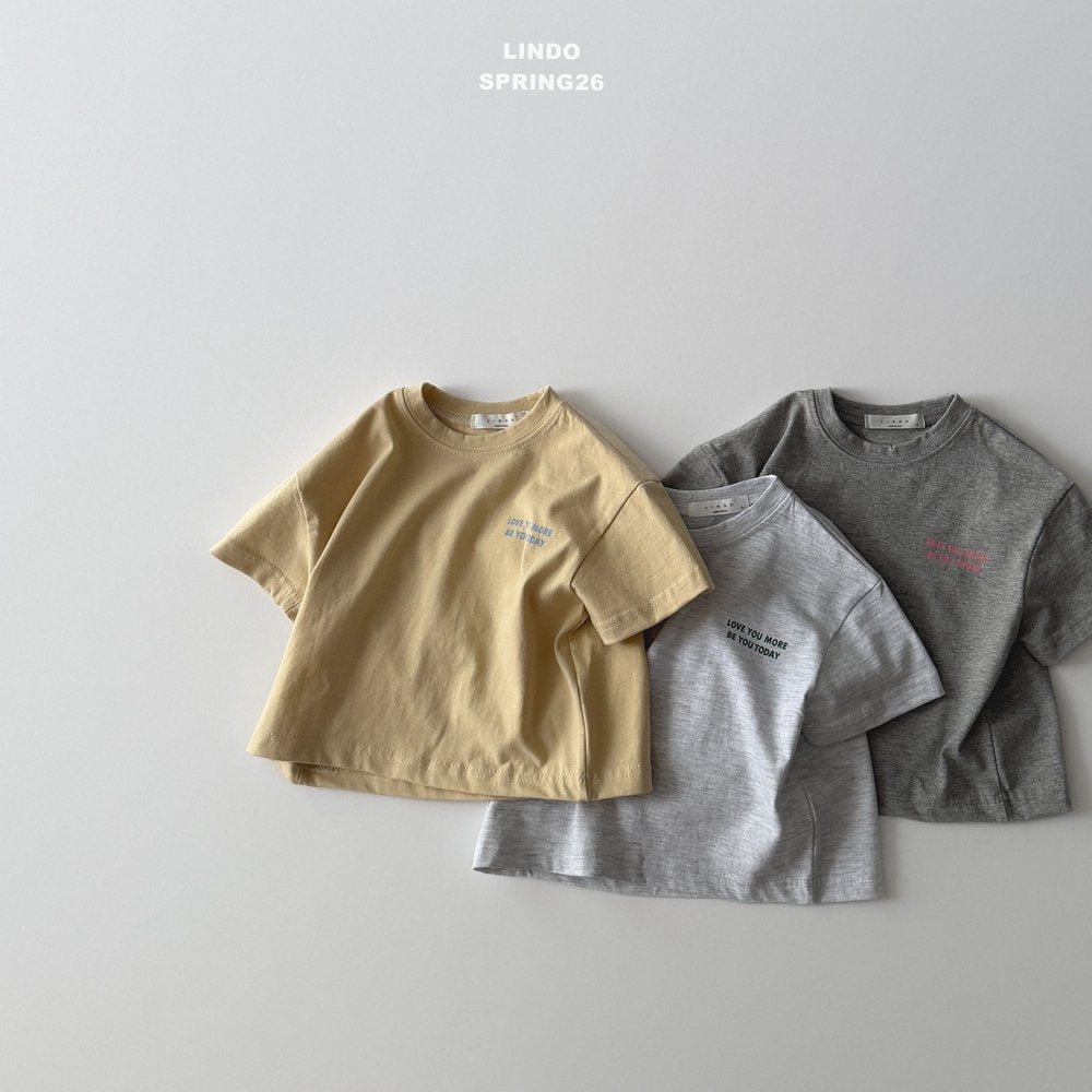 ［LINDO］Today short sleeve tee