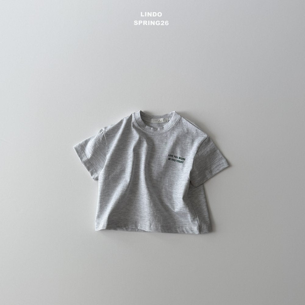 ［LINDO］Today short sleeve tee