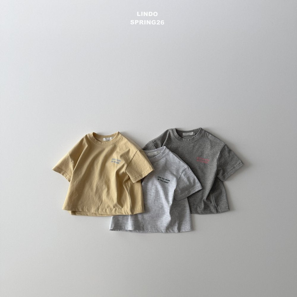 ［LINDO］Today short sleeve tee
