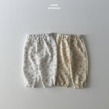 ［LINDO］Waffle flower jogger pants