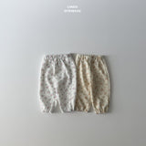 ［LINDO］Waffle flower jogger pants