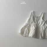 ［LINDO］Dot cancan one-piece