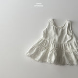 ［LINDO］Dot cancan one-piece