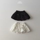 ［LINDO］Lace ribbon balloon skirt