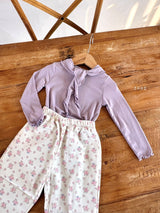 ［ohho］Blossom flower pants