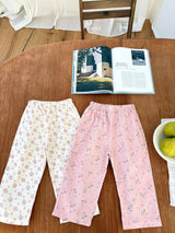 ［ohho］Blossom flower pants