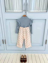 ［ohho］Blossom flower pants