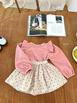 ［ohho］Soft corduroy wing blouse