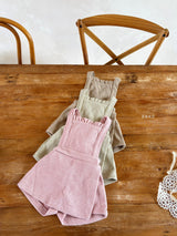 ［ohho］Vanilla salopette pants