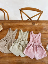 ［ohho］Vanilla salopette pants