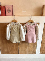 ［ohho］Vanilla salopette pants