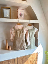 ［ohho］Vanilla salopette pants