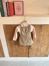 ［ohho］Vanilla salopette pants