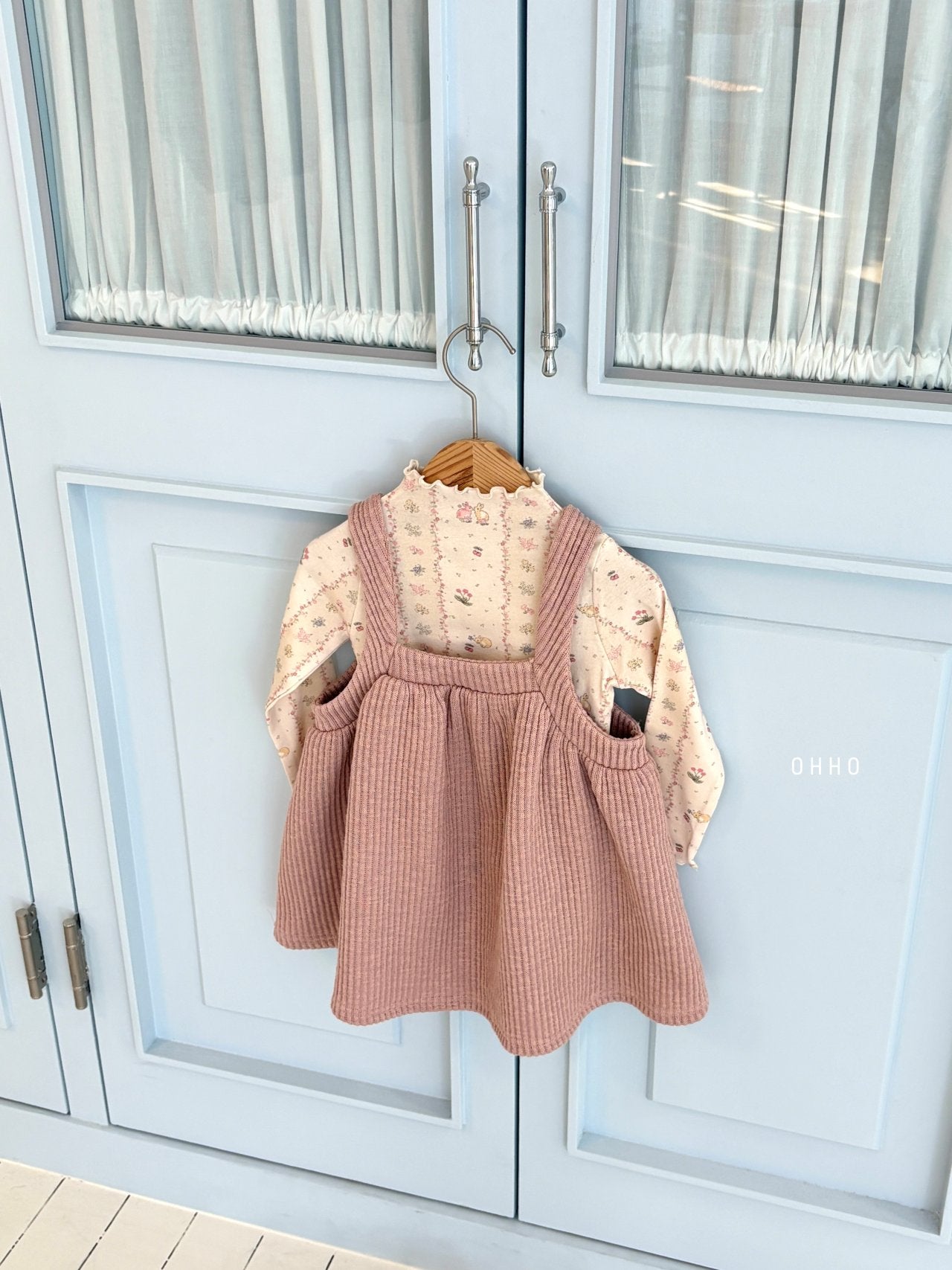 ［ohho］Sweet mellow neck tops