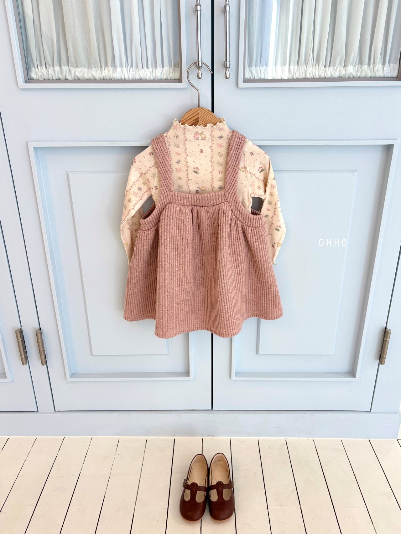 ［ohho］Sweet mellow neck tops